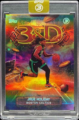 2025 Topps Three #3D-18 3 & D /15