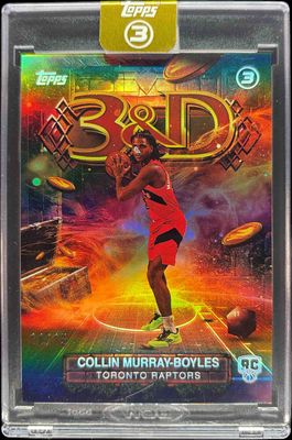 2025 Topps Three #3D-4 3 & D /15