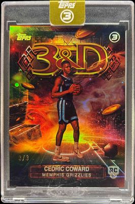 2025 Topps Three #3D-2 3 & D - Holo Gold /3