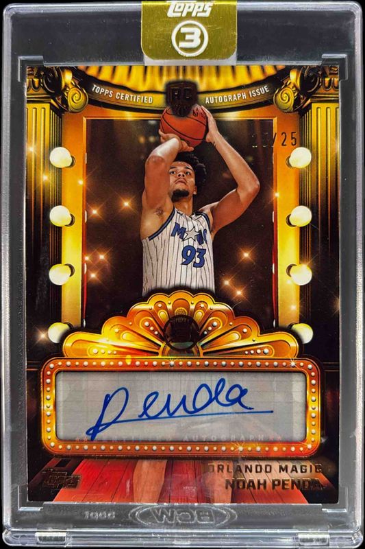 2025 Topps Three #NF-NP Next Feature Signatures - Bronze /25