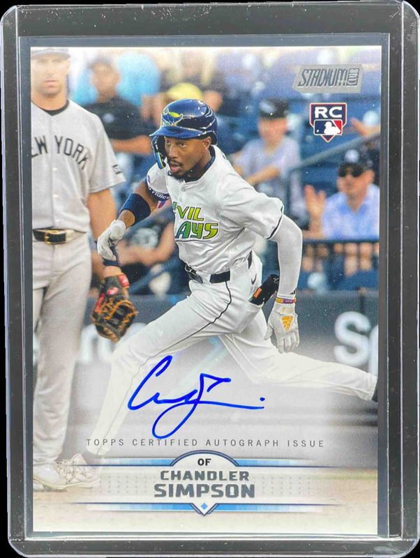 Chandler Simpson 2025 Topps Stadium Club #SCBA-CSI Autographs