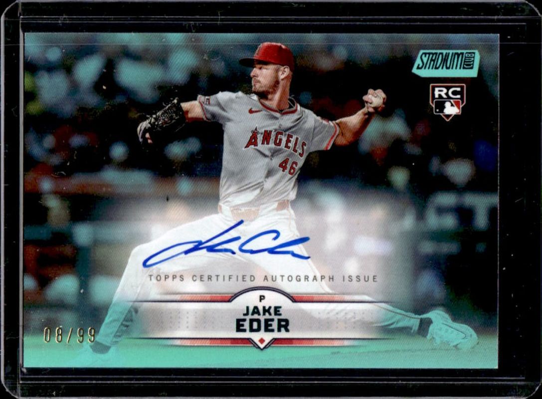 2025 Topps Stadium Club #SCBA-JE Autographs - Turquoise Foil /99