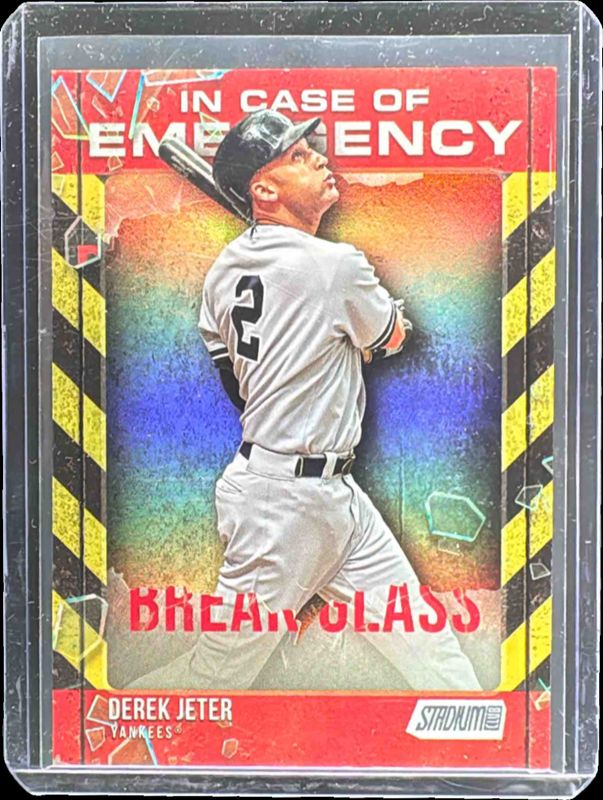 Derek Jeter 2025 Topps Stadium Club #ICE-7 In Case Of Emergency