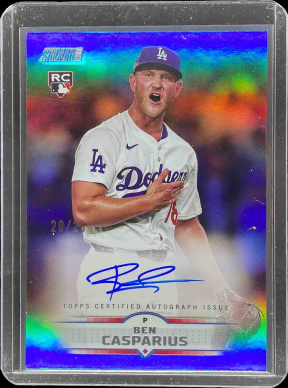 2025 Topps Stadium Club #SCBA-BCA Autographs - Rainbow Foil /25