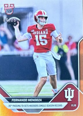 2025 Bowman U Now #45 Orange Foil /25