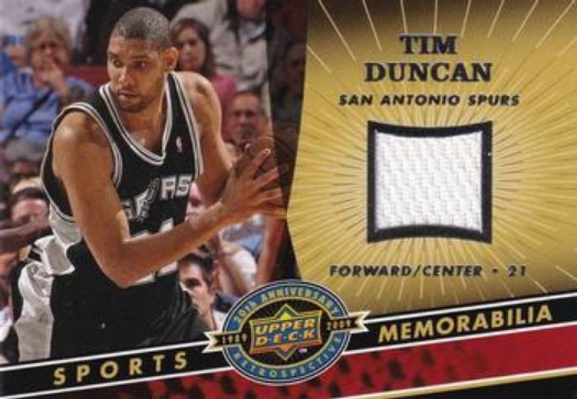 2009 Upper Deck 20th Anniversary #NBA-TD Sports Memorabilia
