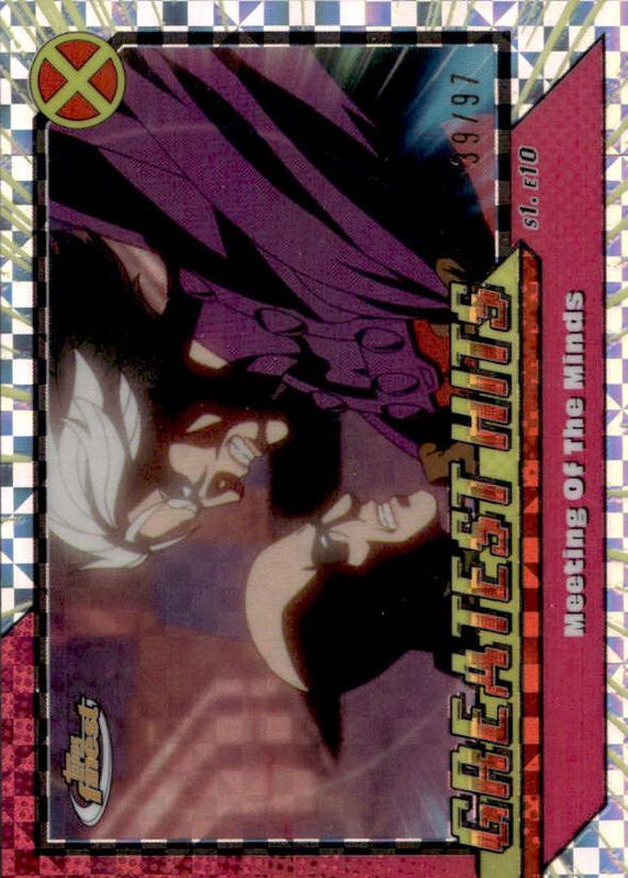 2025 Topps Finest X-Men 97 #GH-19 Greatest Hits - X-Fractor /97