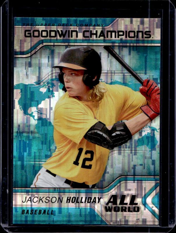 2023 Upper Deck Goodwin Champions #AW-11 All World Aqua