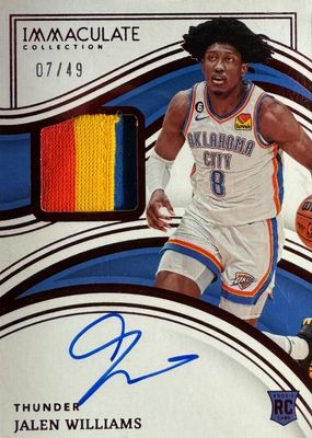 2022 Immaculate #131 Rookie Patch Auto - Red /49