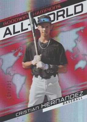 2022 Upper Deck Goodwin Champions #AW-3 All World Red /299