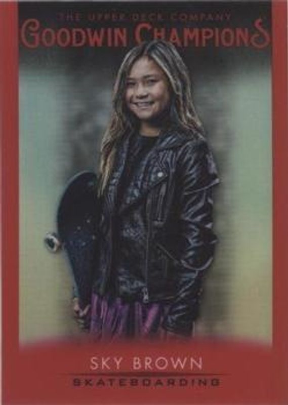 2021 Upper Deck Goodwin Champions #41 Platinum Red