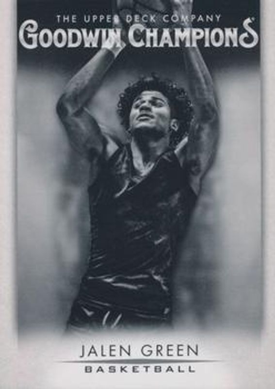 2021 Upper Deck Goodwin Champions #60 Black & White