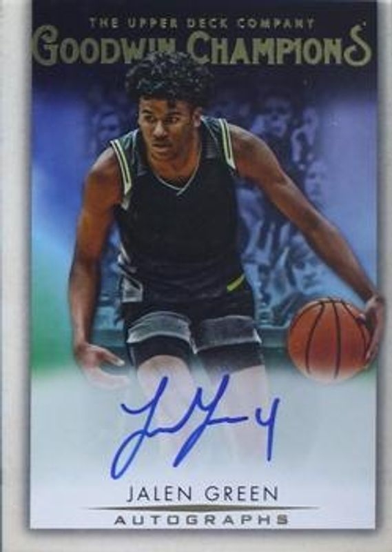 2021 Upper Deck Goodwin Champions #A-JG Autographs