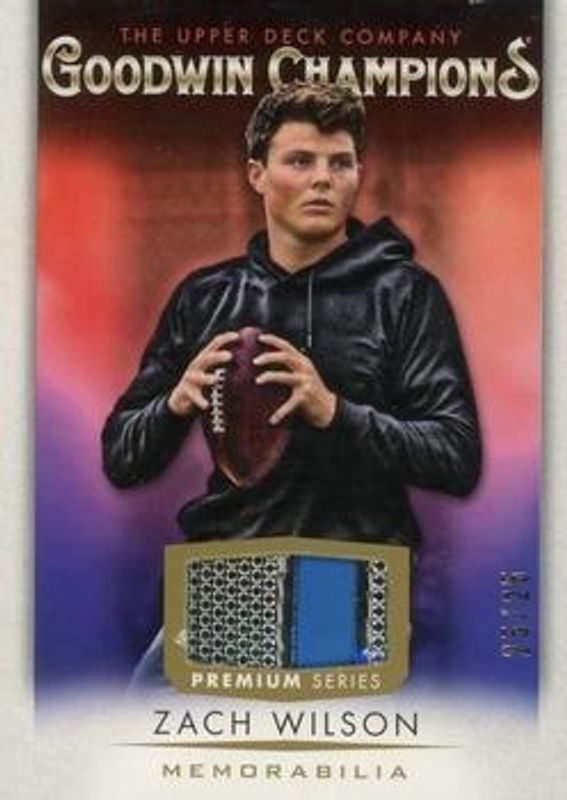 2021 Upper Deck Goodwin Champions #M-ZW Memorabilia Premium /25