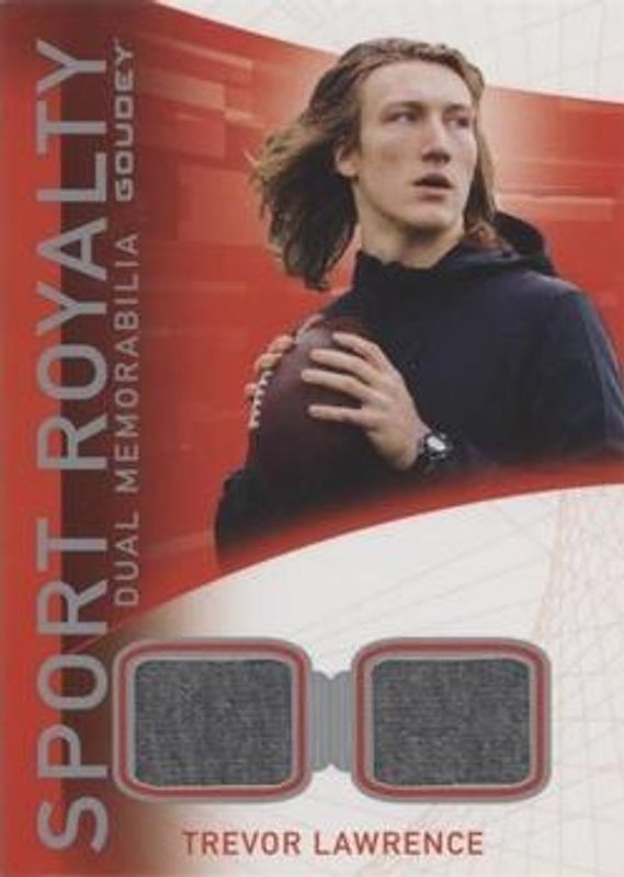 2021 Upper Deck Goodwin Champions #SRM2-TL Goudey Sport Royalty Memorabilia Dual Swatch