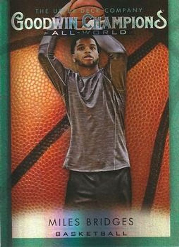 2021 Upper Deck Goodwin Champions #GB-10 All World Basketball Aqua