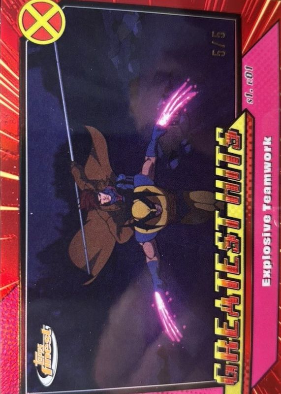 2025 Topps Finest X-Men 97 #GH-3 Greatest Hits - SuperFractor /1