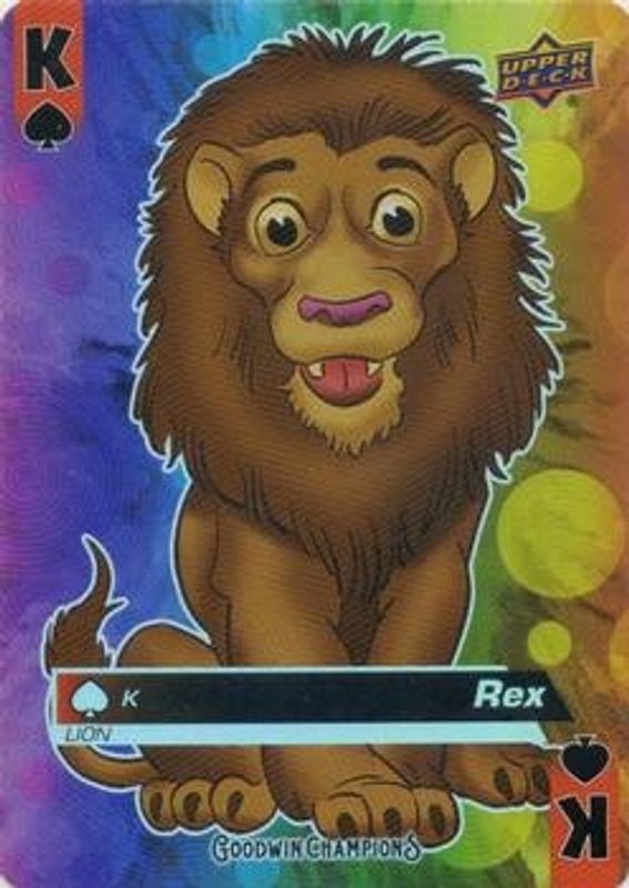 2021 Upper Deck Goodwin Champions #K♠ Playing Cards Animation