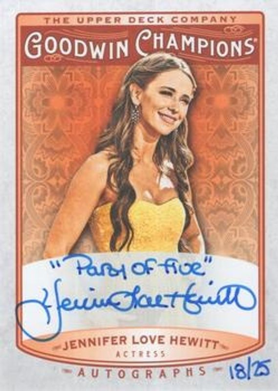 2019 Upper Deck Goodwin Champions #A-JL Autographs Inscribed /25