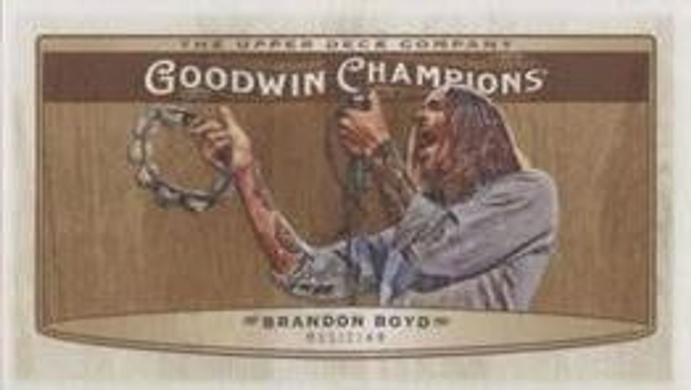 2019 Upper Deck Goodwin Champions #65 Mini Wood