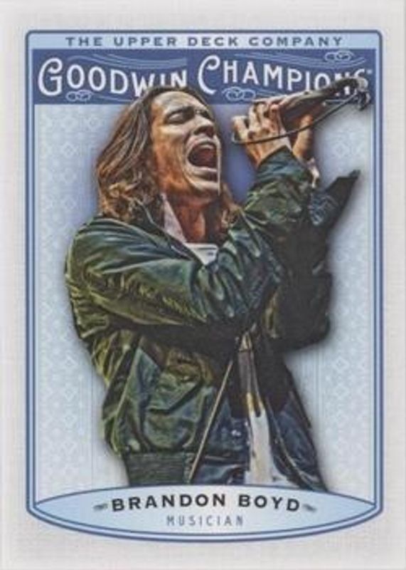 2019 Upper Deck Goodwin Champions Blank Back