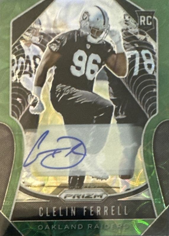 2019 Prizm #316 Rookie Autographs - Green Scope /75