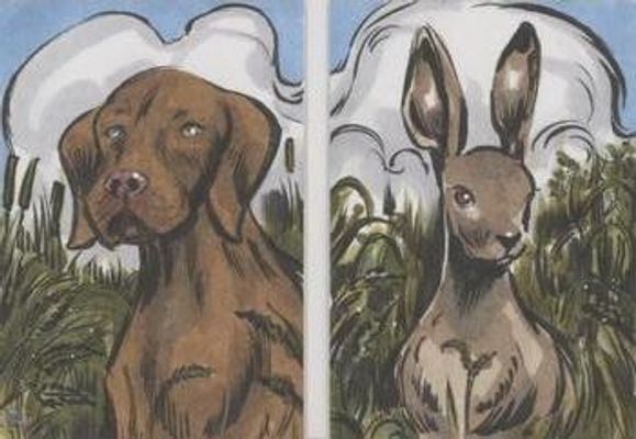 2020 Upper Deck Goodwin Champions #AFDS-3 Aesop's Fables Dual Sketch Booklet /1