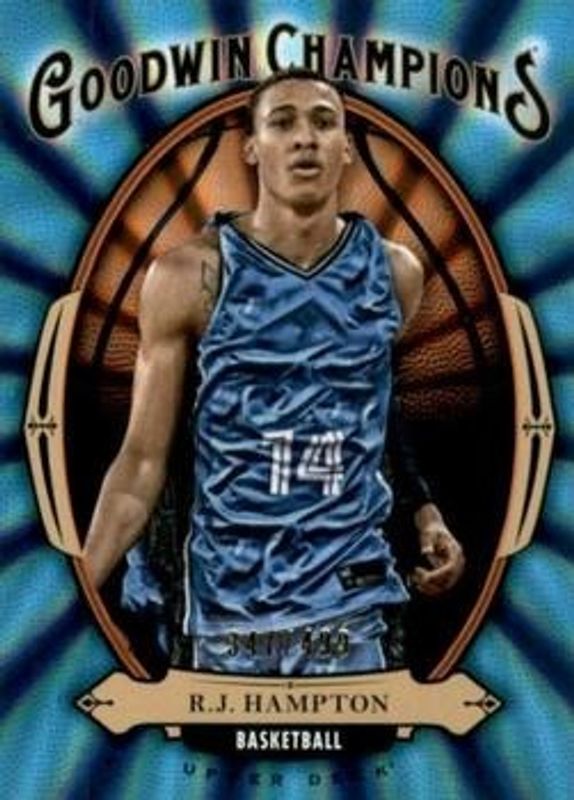 2020 Upper Deck Goodwin Champions #GB-6 Basketball Retail Exclusives Blue /499