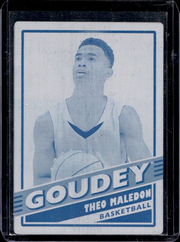 2020 Upper Deck Goodwin Champions #G2 Goudey - Printing Plates Cyan /1