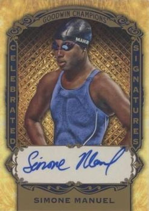 2020 Upper Deck Goodwin Champions #CS-SM Celebrated Signatures Achievements