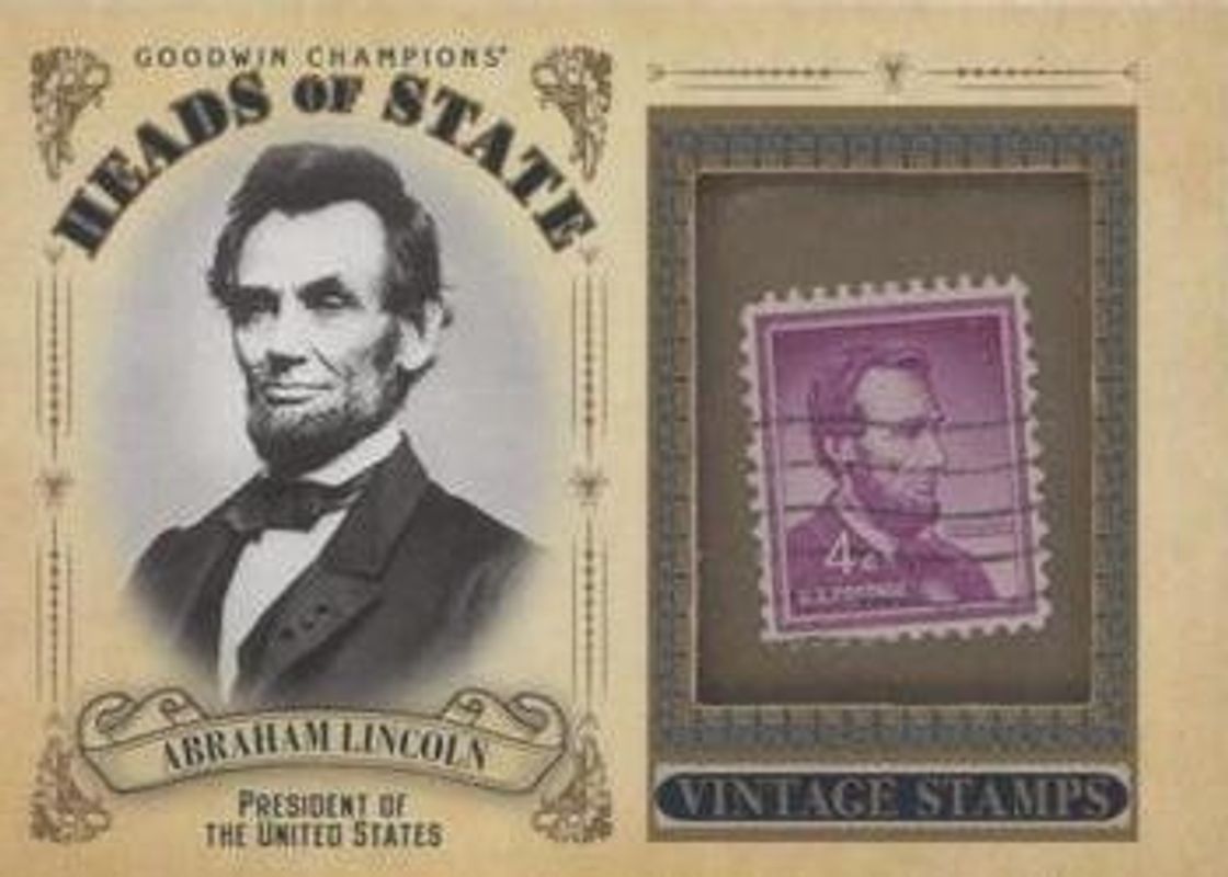 2020 Upper Deck Goodwin Champions #HS-31 Heads of State Stamp Relics