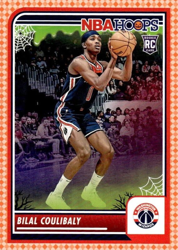 Bilal Coulibaly 2023 Haunted Hoops #175 Orange Rookie RAW