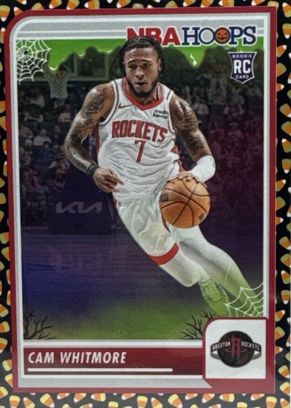 Cam Whitmore 2023 Haunted Hoops #109 Holo Candy Rookie RAW