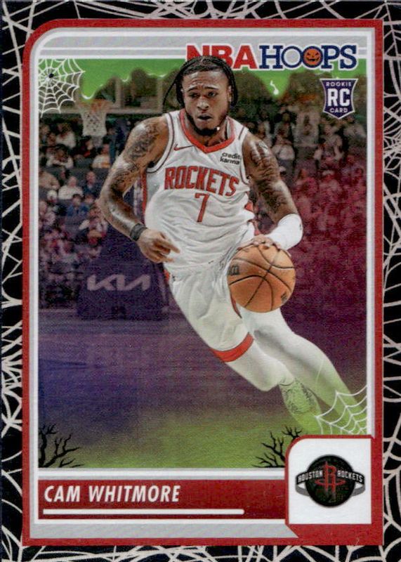 Cam Whitmore 2023 Haunted Hoops #109 Holo Webs Rookie RAW