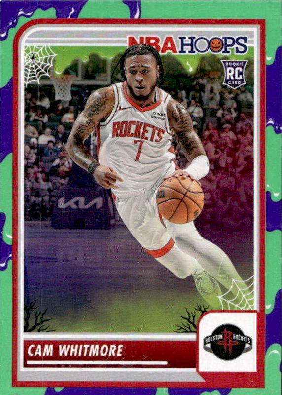 Cam Whitmore 2023 Haunted Hoops #109 Slime Rookie RAW