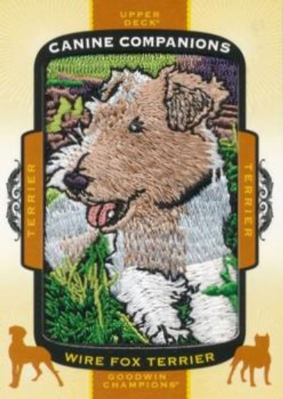 2018 Upper Deck Goodwin Champions #CC140 Canine Companions Manufactured Patch