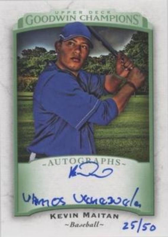 2017 Upper Deck Goodwin Champions #A-KM Autographs Inscribed /15