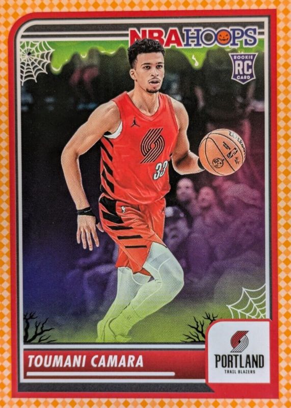 Toumani Camara 2023 Haunted Hoops #10 Orange Rookie RAW