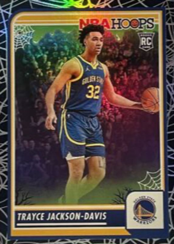 Trayce Jackson-Davis 2023 Haunted Hoops #68 Holo Webs Rookie RAW