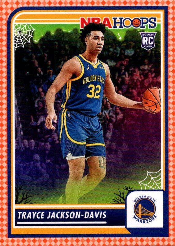 Trayce Jackson-Davis 2023 Haunted Hoops #68 Orange Rookie RAW