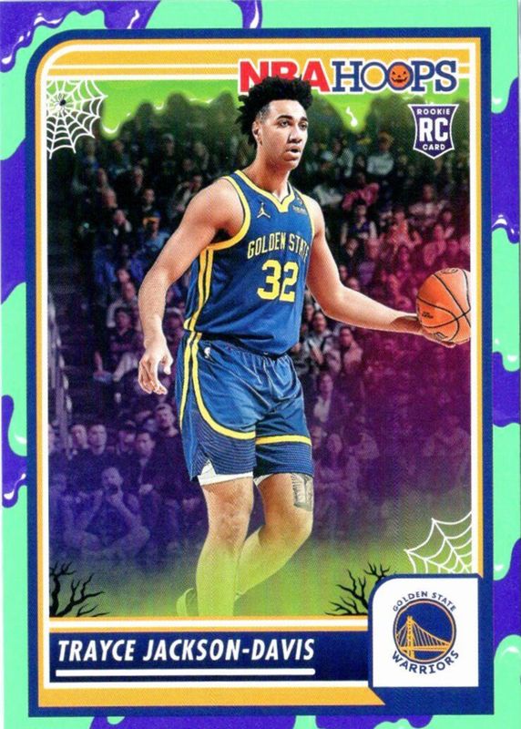 Trayce Jackson-Davis 2023 Haunted Hoops #68 Slime Rookie RAW