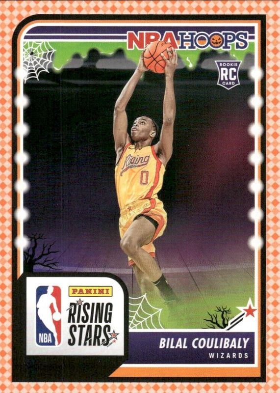 Bilal Coulibaly 2023 Haunted Hoops #287 Rising Stars - Orange Rookie RAW