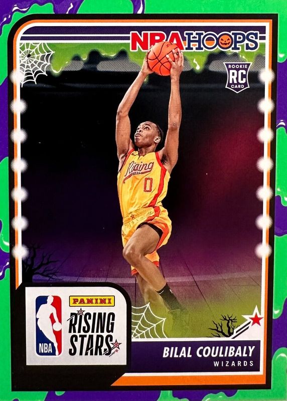 Bilal Coulibaly 2023 Haunted Hoops #287 Rising Stars - Slime Rookie RAW