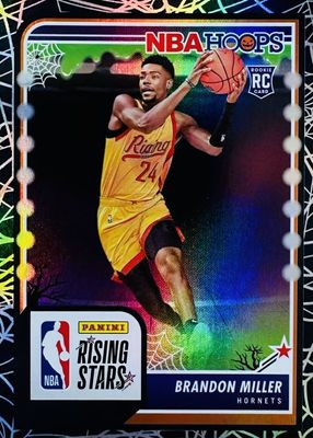 2023 Haunted Hoops #298 Rising Stars - Holo Webs