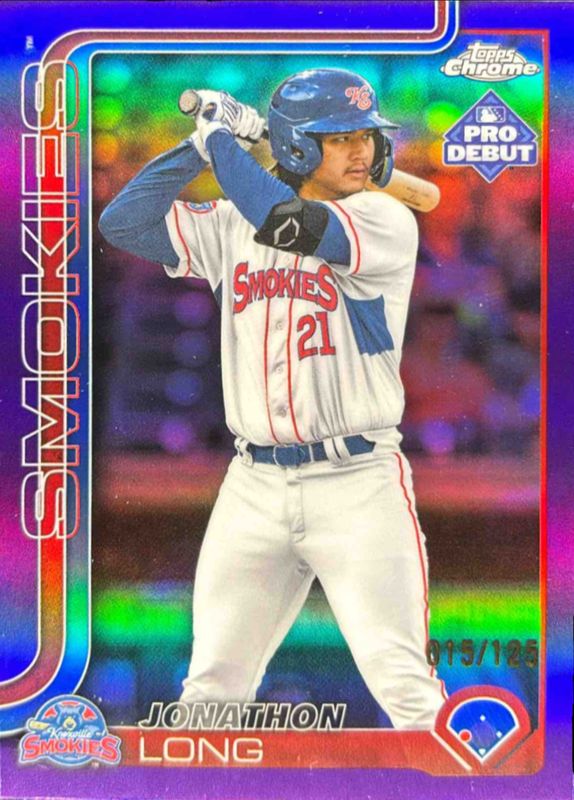 2025 Topps Pro Debut #PDC-162 Chrome - Purple Refractor /125