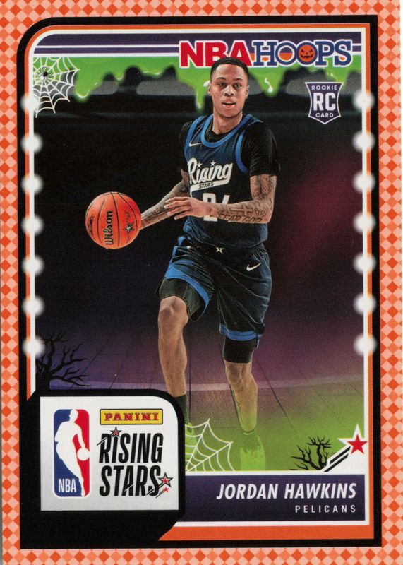 Jordan Hawkins 2023 Haunted Hoops #288 Rising Stars - Orange Rookie RAW