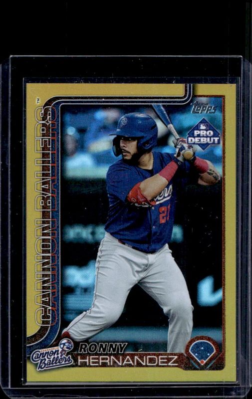 2025 Topps Pro Debut #PD-161 Gold Foil /50