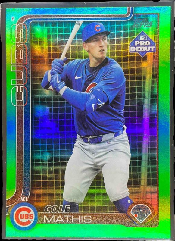 2025 Topps Pro Debut #PD-43 Green Foil /99