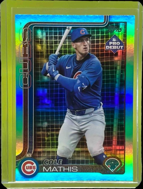 2025 Topps Pro Debut #PD-43 Aqua Foil /75