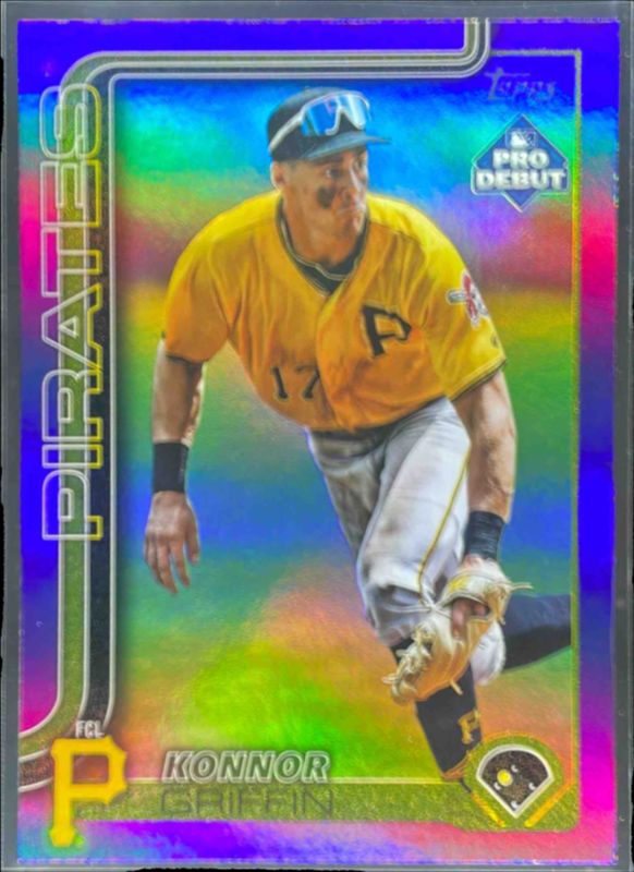 Konnor Griffin 2025 Topps Pro Debut #PD-32 Purple Foil /299 Price 